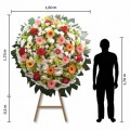 Coroa de Flores Premium  – Grande (1,70 x 1,60)