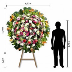 Coroa de Flores Standard – Grande (1,70 x 1,60)